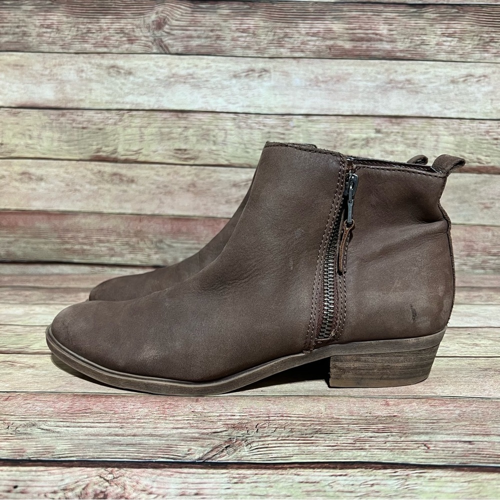 Ralph Lauren Brown Leather Ankle Boots